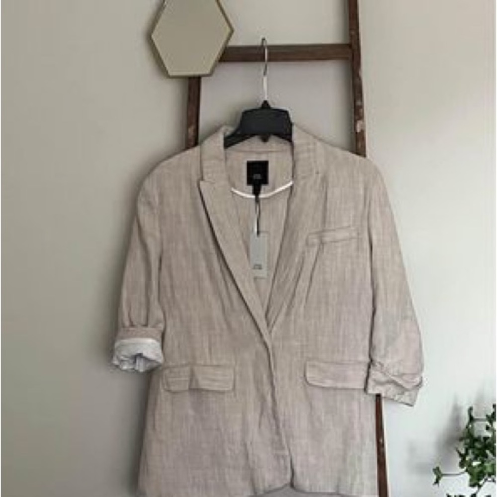 BNWT River Island Relaxed Fit Tan Blazer (US 6 / UK 10)